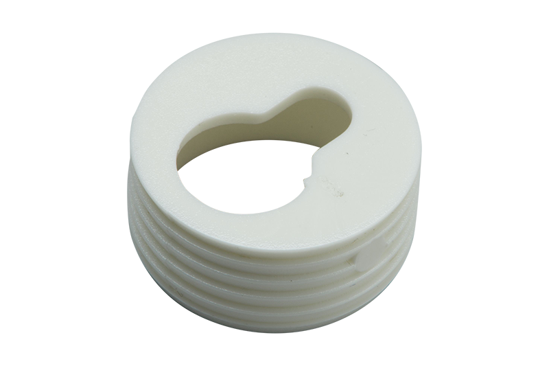 328372, Mirror support Ø20x10 plasticdyed white w/keyhole | HT Bendix