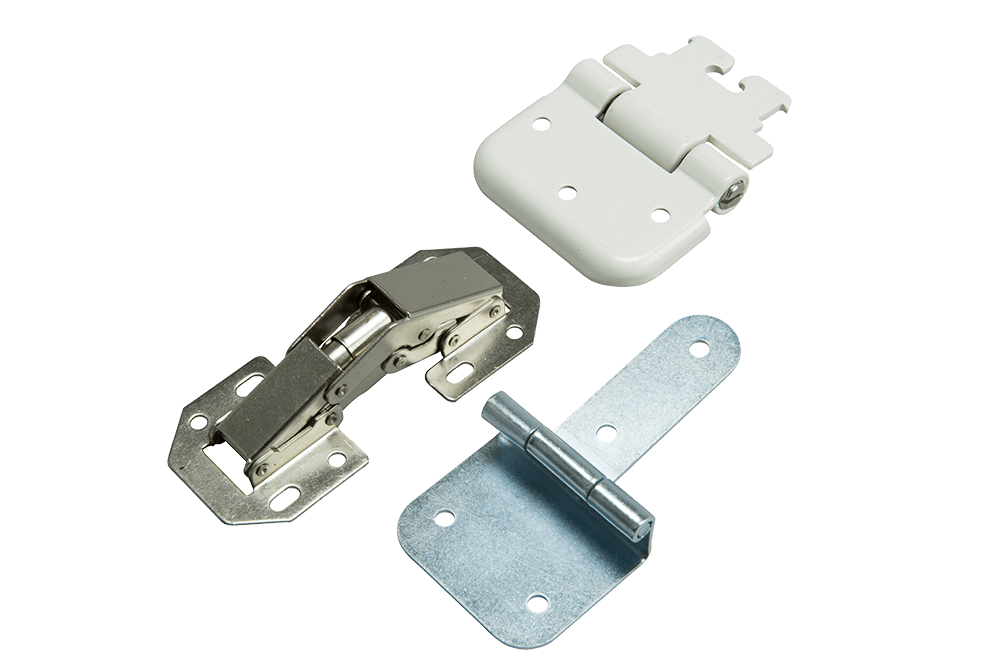 Diverse hængsler og beslag