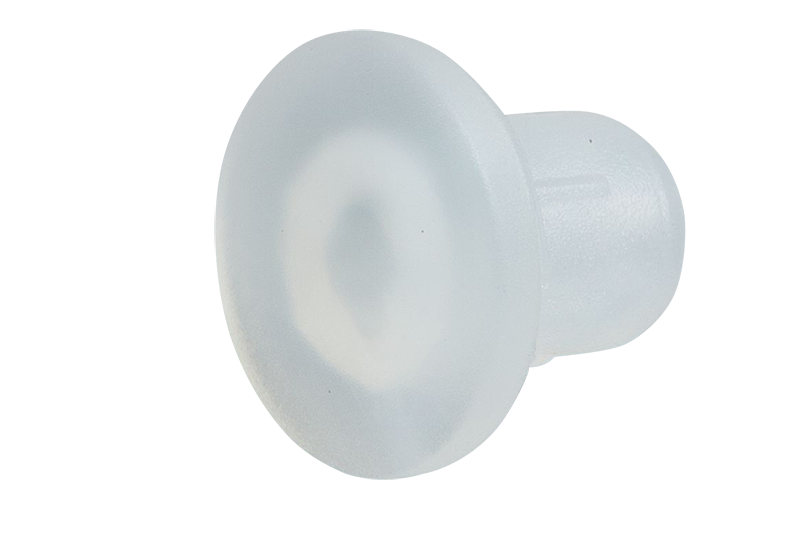 309017, Anslagsdup m/tap Ø9 tap Ø5x6 plast transparent | HT Bendix