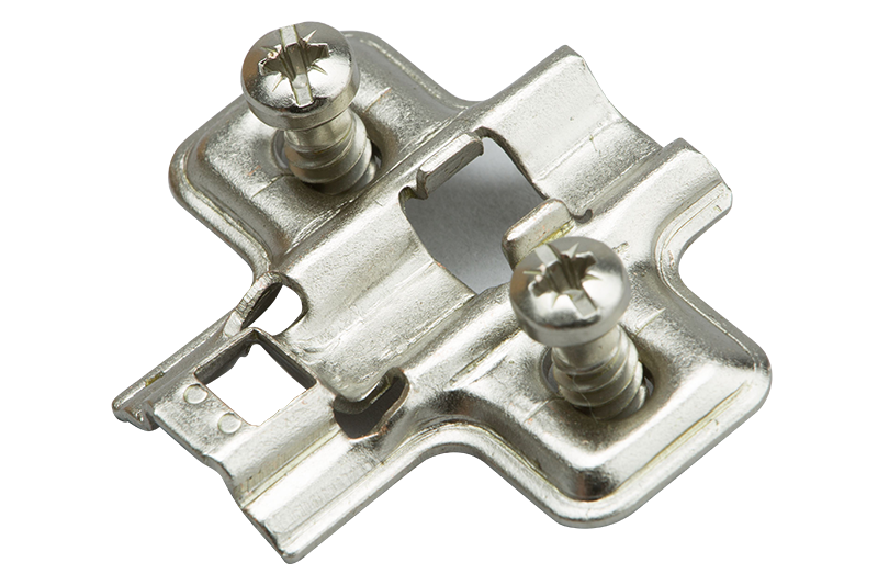 328307, Bagplade hærdet stål nikkel w/6,3x12 euro-screws | HT Bendix