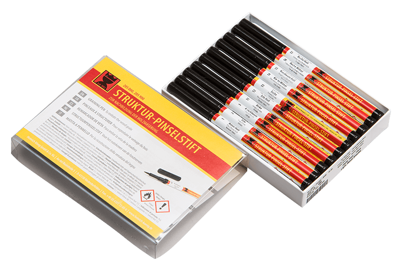 Struktur Pinsel-Stift