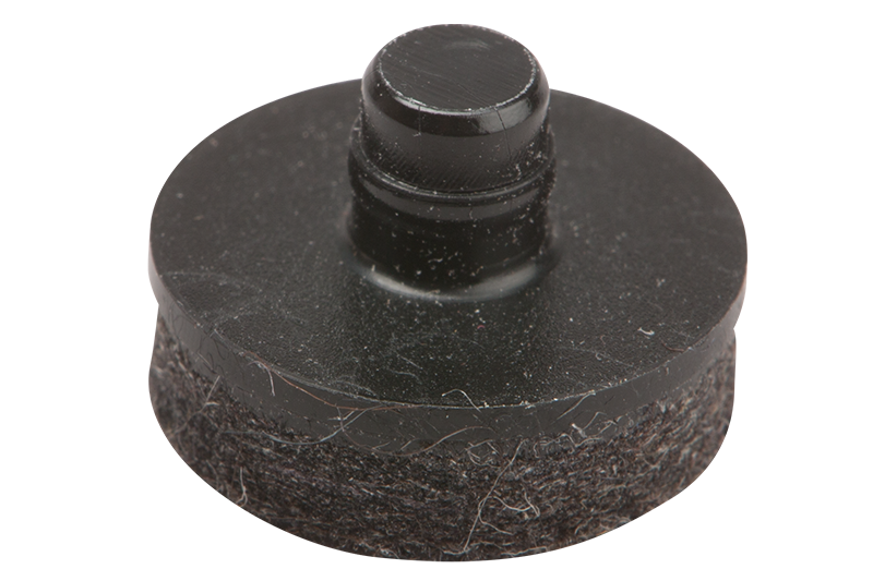 338691, Glidesøm filt Ø16 plast sort ultrasoft | HT Bendix